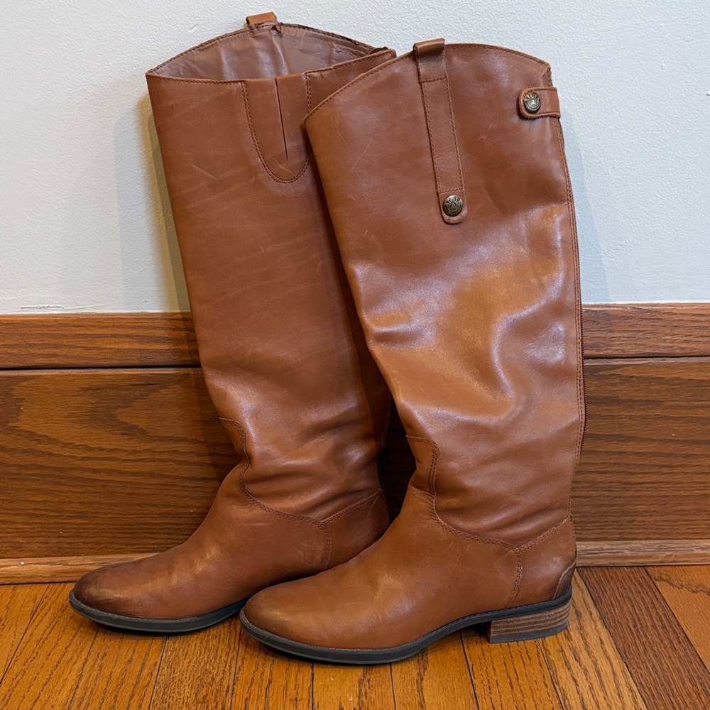 Women’s Sam Edelman Knee High Leather Boots Sz 7.5
